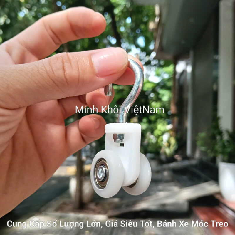 Bánh xe treo rèm nhựa ngăn lạnh
